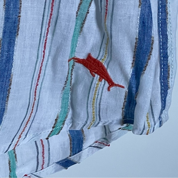 Tommy Bahama Multicolored Linen Blend Button Down Shirt - 29941 - Picture 7 of 16